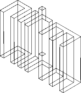 Nirm isometric wireframe logo